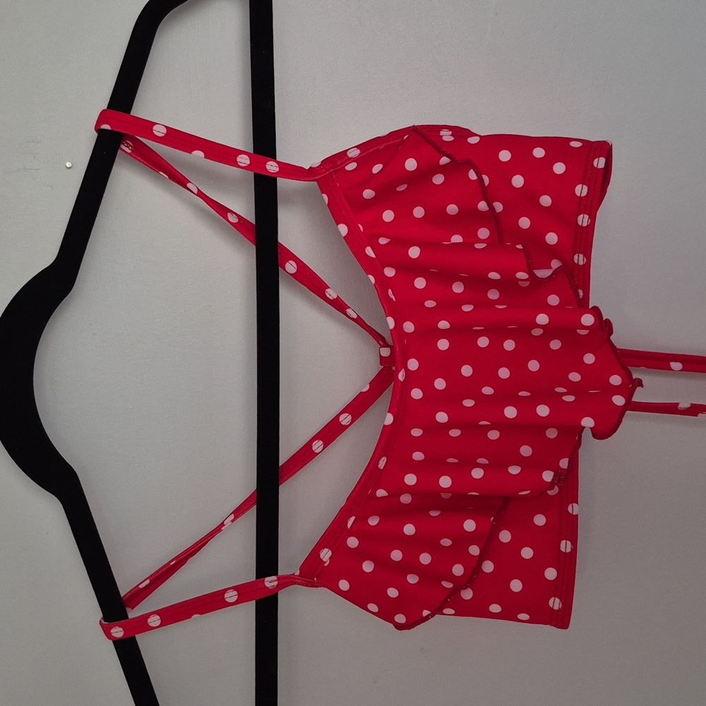 Red Polka Dot Bralette